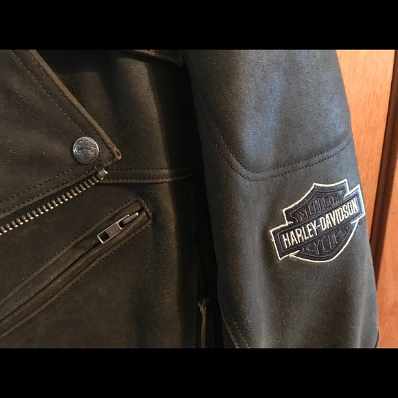 Leather Men’s Harley Davidson Jacket - Picture 5 of 5